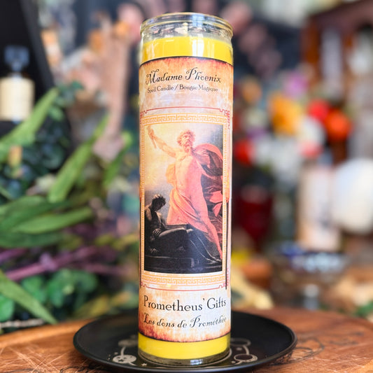 Prometheus Sacred Flame of Knowledge Ritual Candle