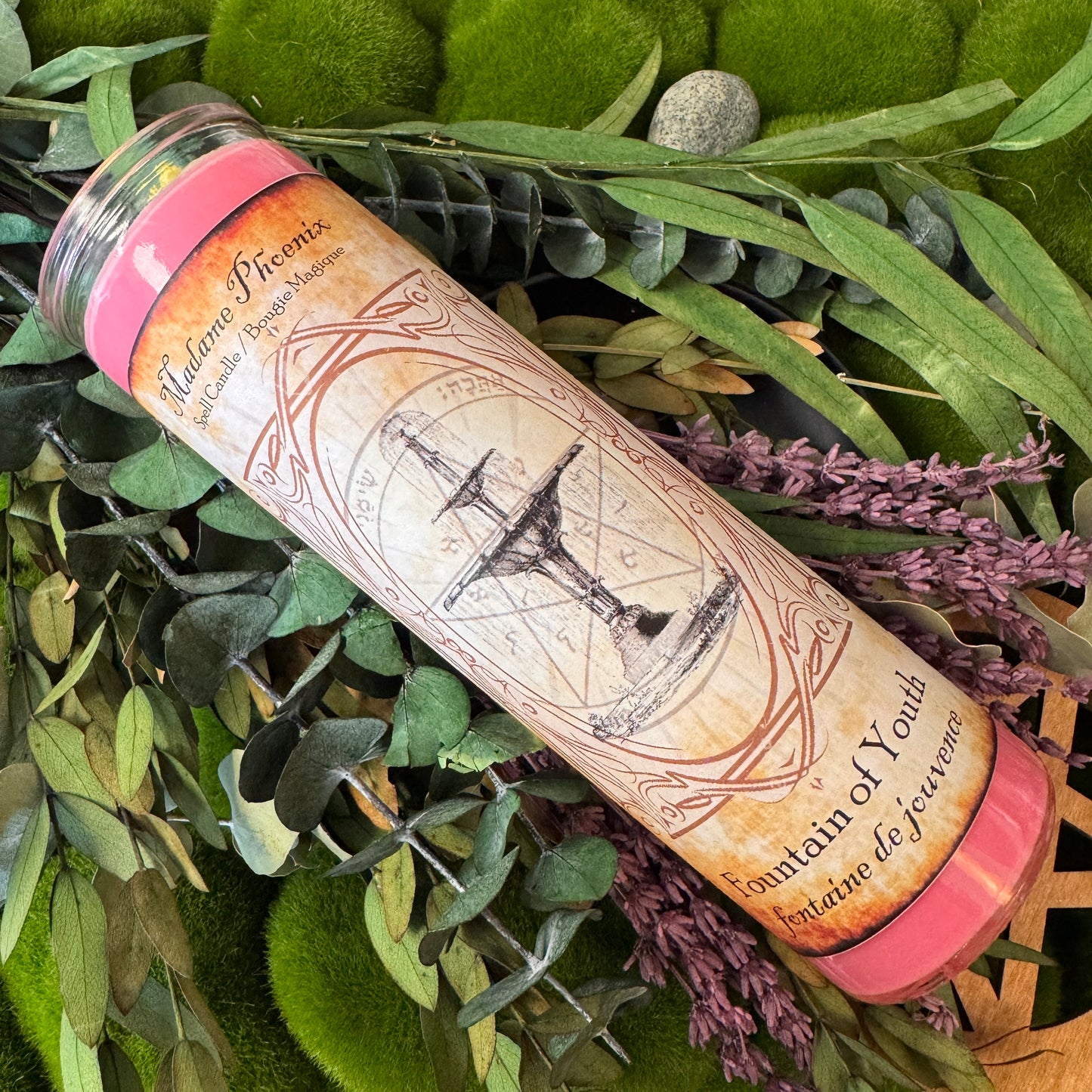 Fountain of Youth Health and Beauty Blessing Candle