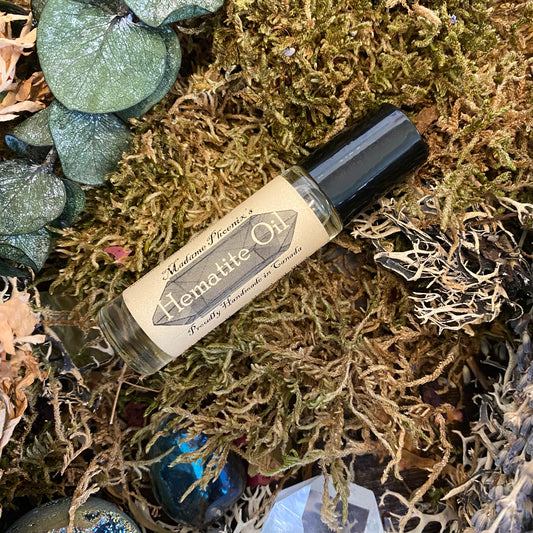 Hematite Crystal Aromatherapy Roller Perfume
