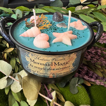 Load image into Gallery viewer, Mermaid Blessing Water Spirit Cauldron Candle
