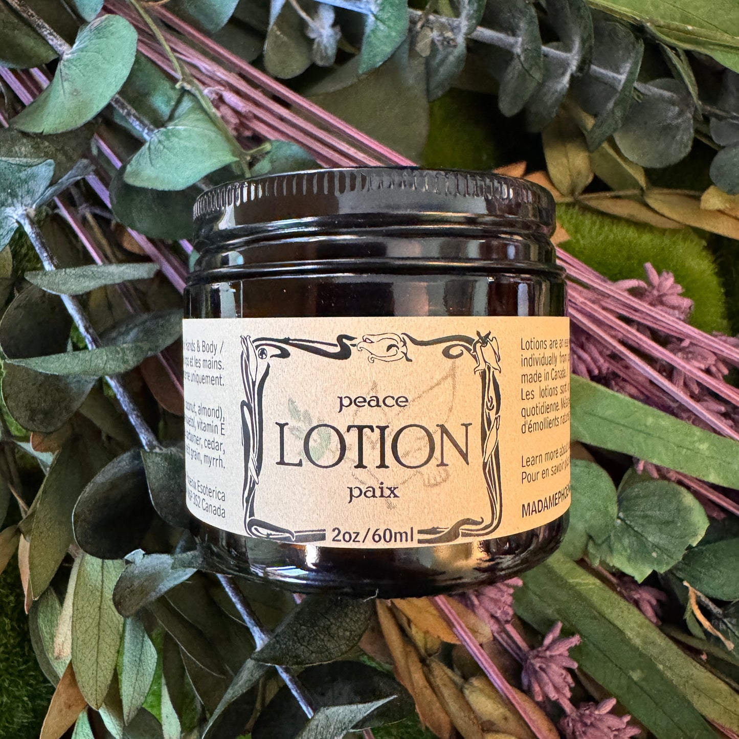 Lotion tranquillité du cœur paisible