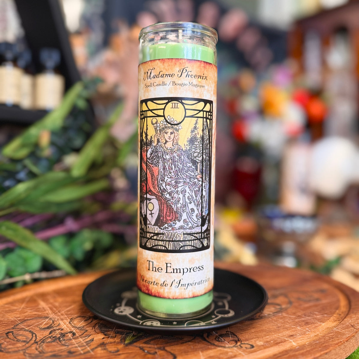 The Empress Tarot Card Ritual Spell Candle