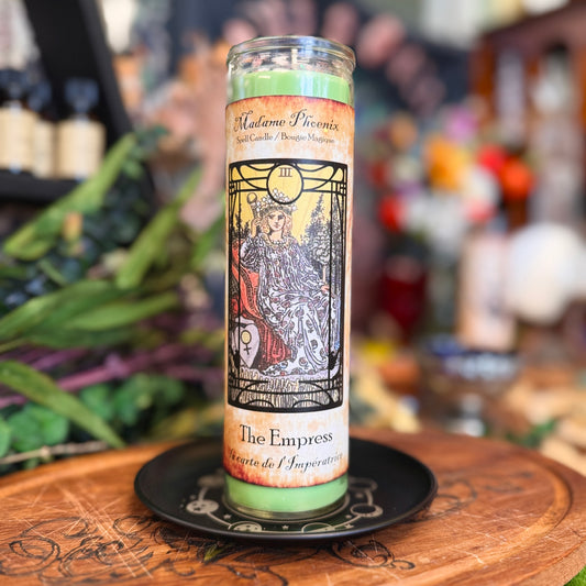 The Empress Tarot Card Ritual Spell Candle