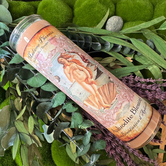 Bougie d’autel rituel d’amour Aphrodite
