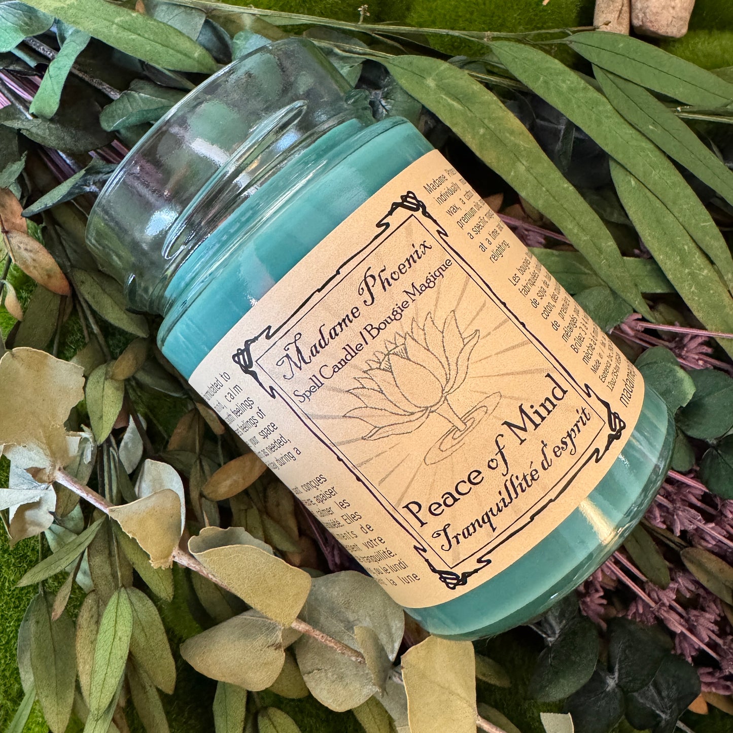 Peace of Mind Magic Spell Aromatherapy Candle