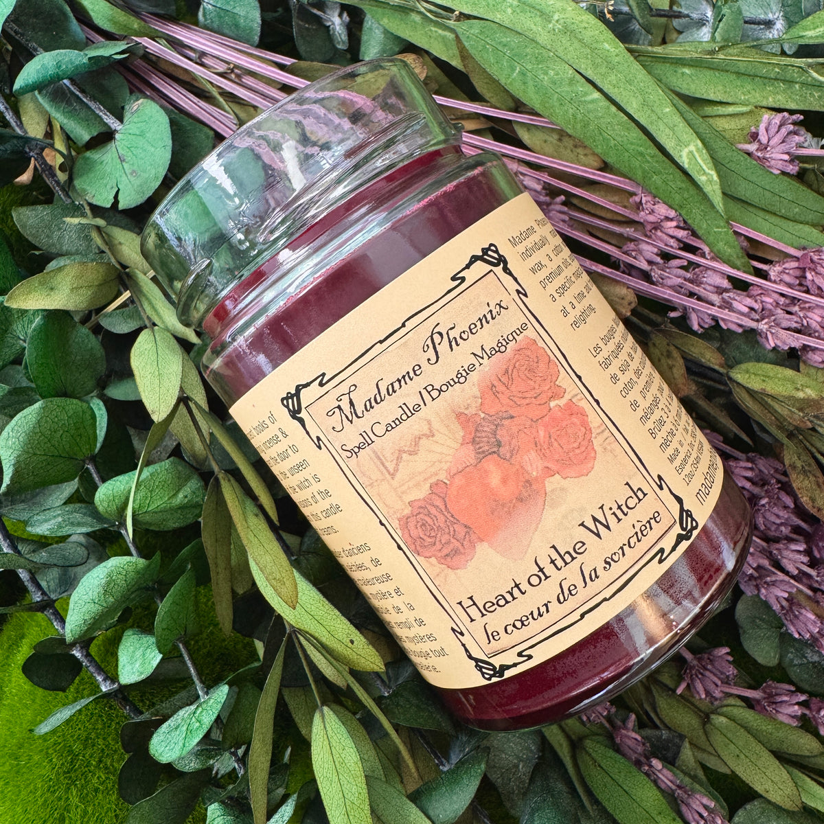 Heart of the Witch Ritual Spell Candle