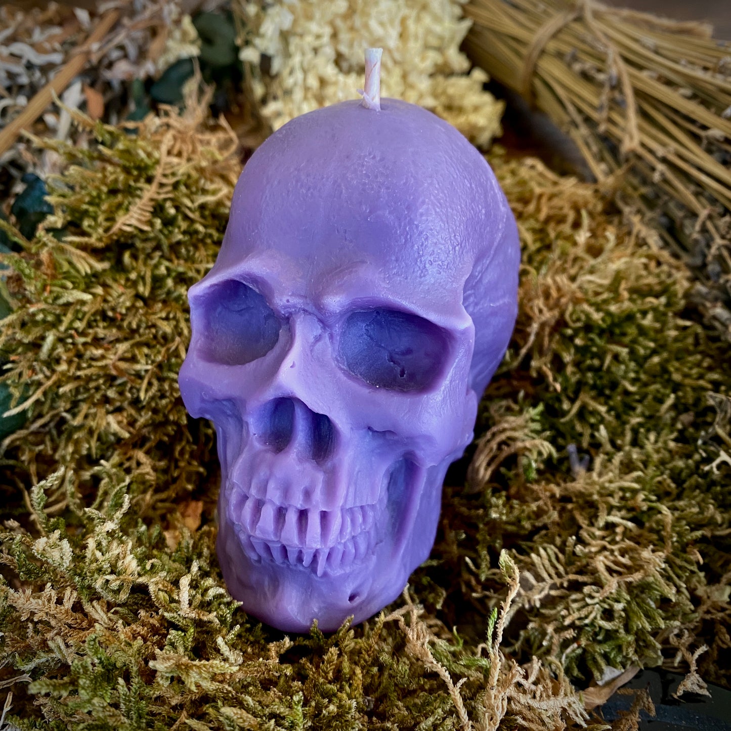 Skull Shaped Candle