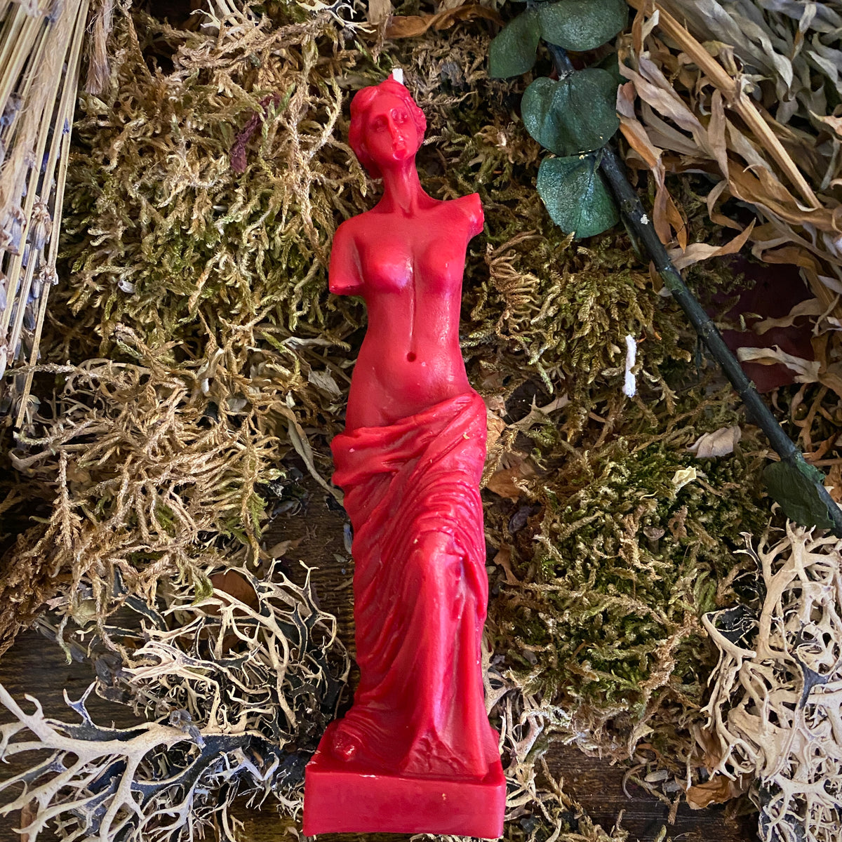 Goddess Shaped Altar Candles