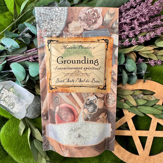 Sel de bain rituel de mise à la terre
