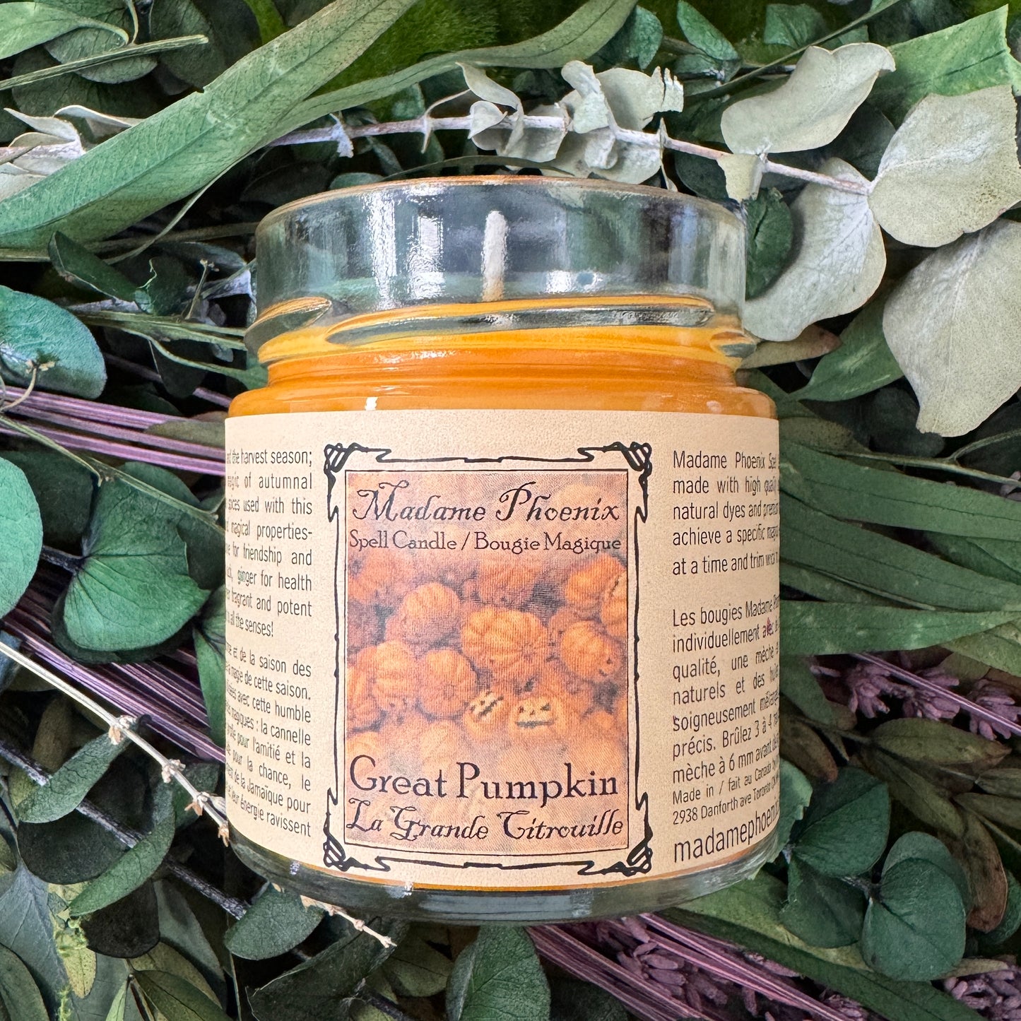 Pumpkin Prosperity Harvest Blessing Candle - Great Pumpkin