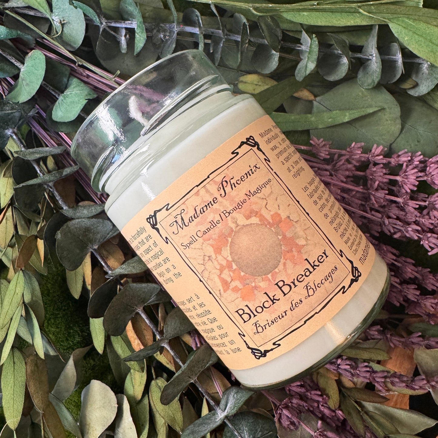 Block Breaker Spell Candle