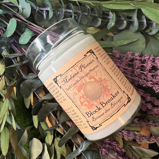 Block Breaker Spell Candle