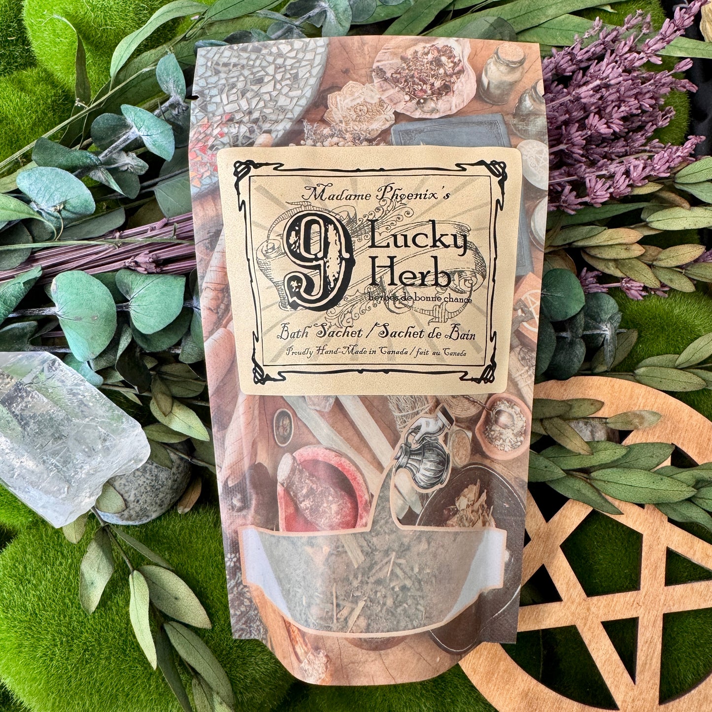 9 Lucky Herb Spiritual Bath Sachet