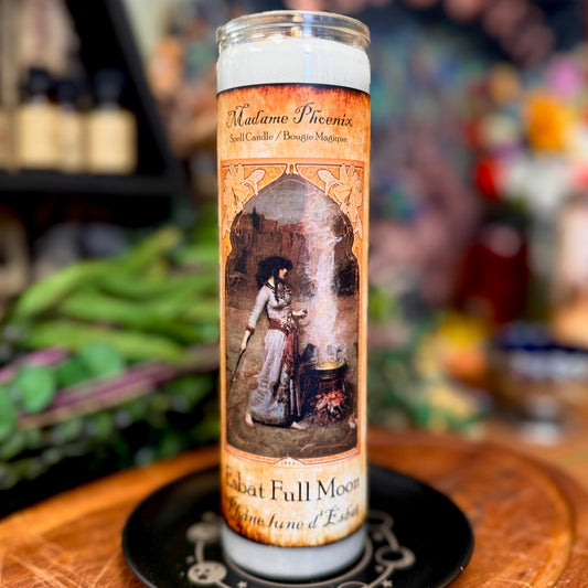 Bougie de sort rituel de pleine lune Esbat