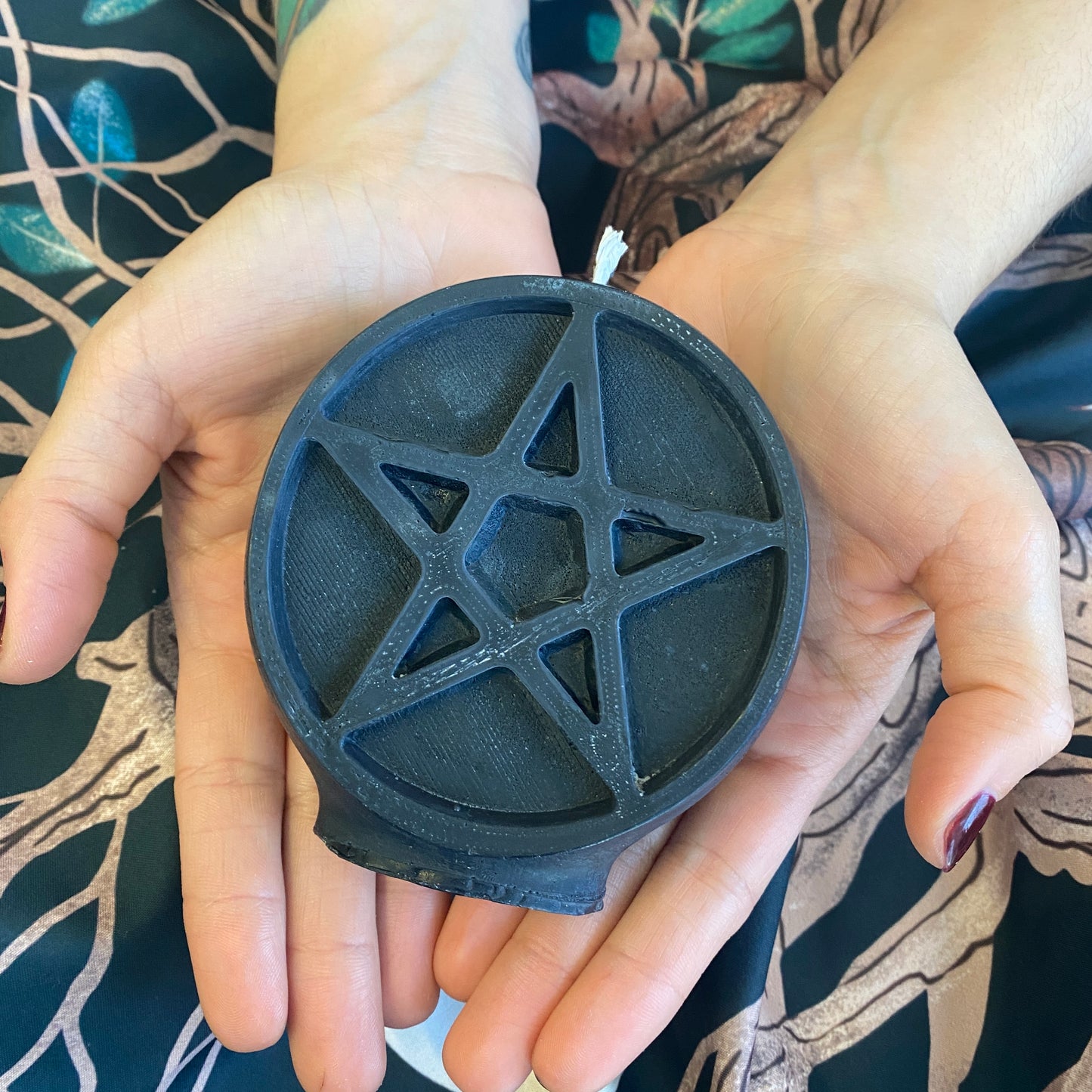 Sacred Pentacle Shaped Altar Candle