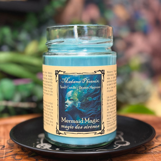 Mermaid Magic Water Spirit Altar Candle