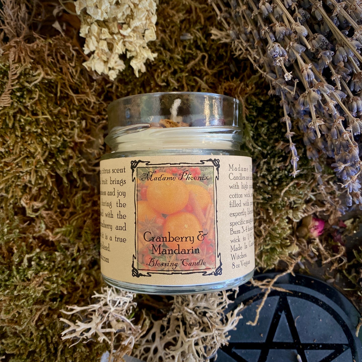 Cranberry & Mandarin Solstice Blessing Holiday Candle