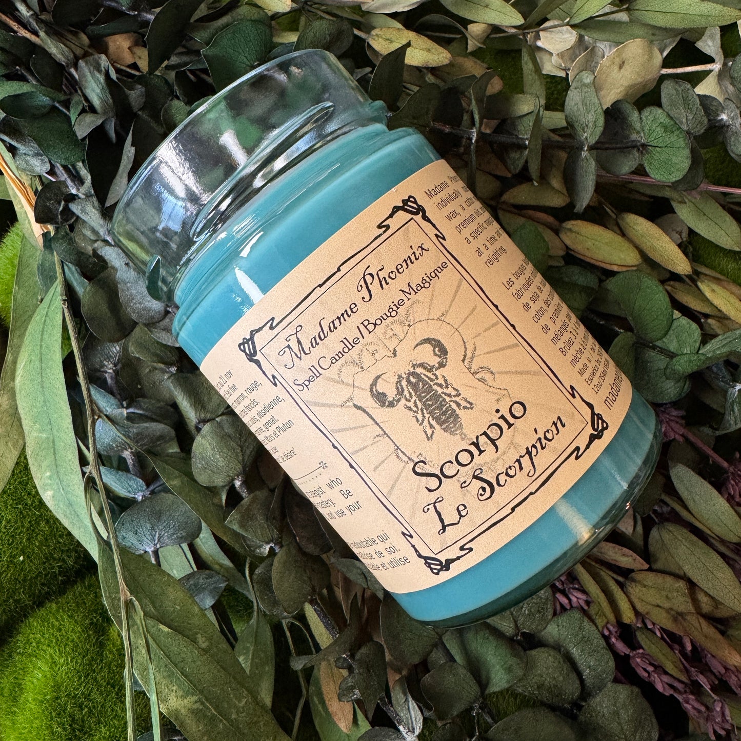 Zodiac Magic Scorpio Spell Candle