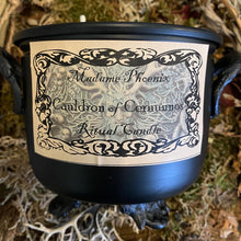 Load image into Gallery viewer, Cauldron of Cernunnos Horned One Wicca God Altar Spell Candle
