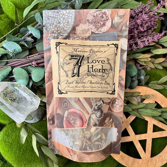7 Sachet de bain spirituel Love Herb