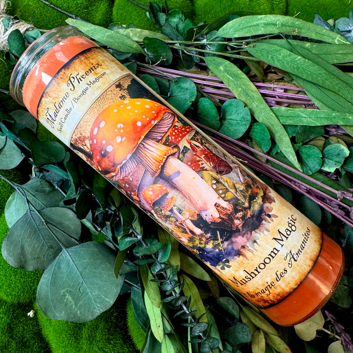Mushroom Magic 7 Day Candle
