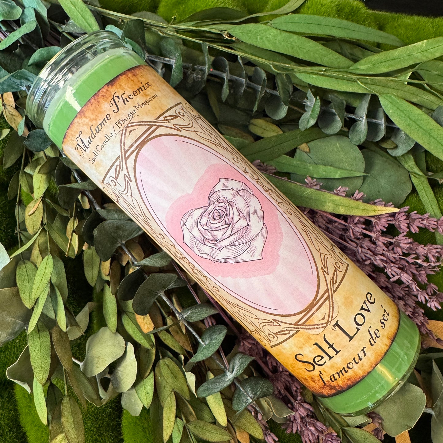 Self Love Heart Healing Spell Candle