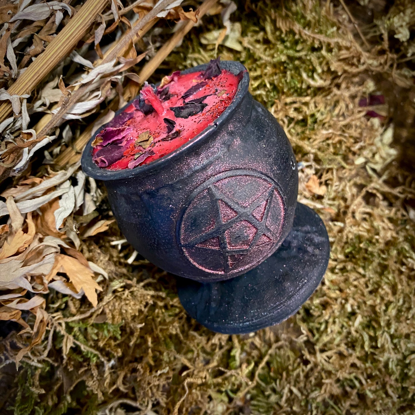 Deluxe Witch's Cauldron Shaped Spell Candles