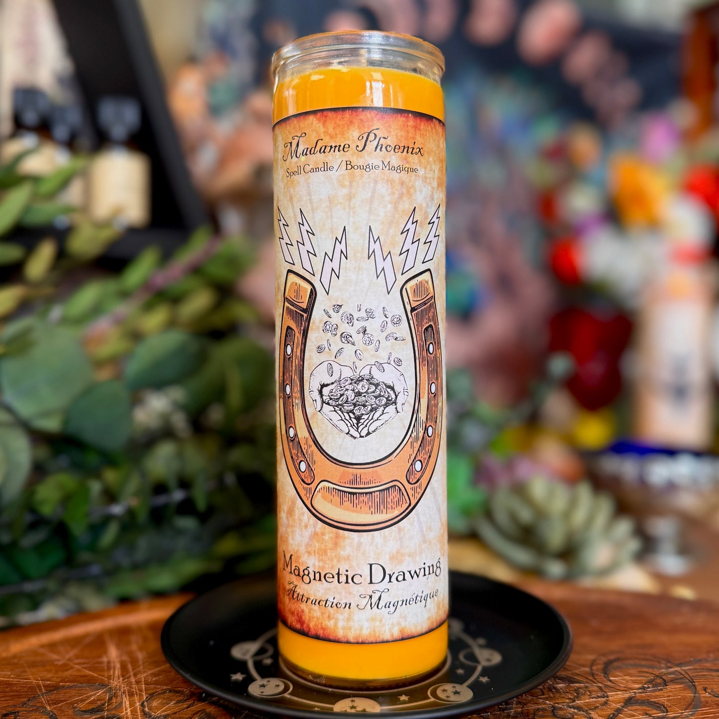 Magnetic Drawing 7 Day Spell Candle