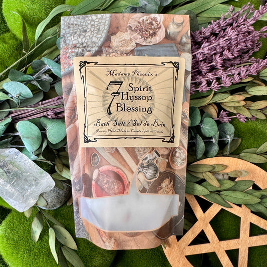 7 holy hyssop bath salt