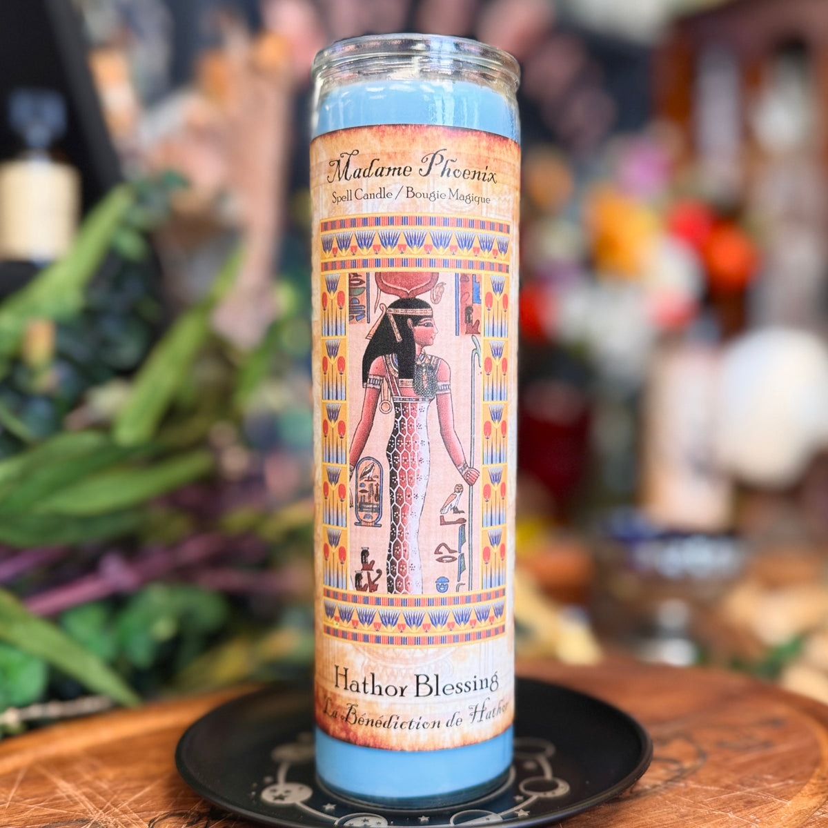 Hathor Goddess 7 day Blessing Candle