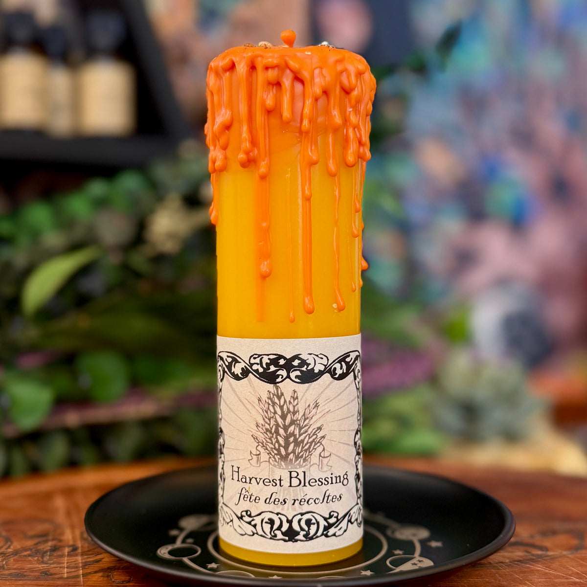 Harvest Blessing Tall Pillar Candle