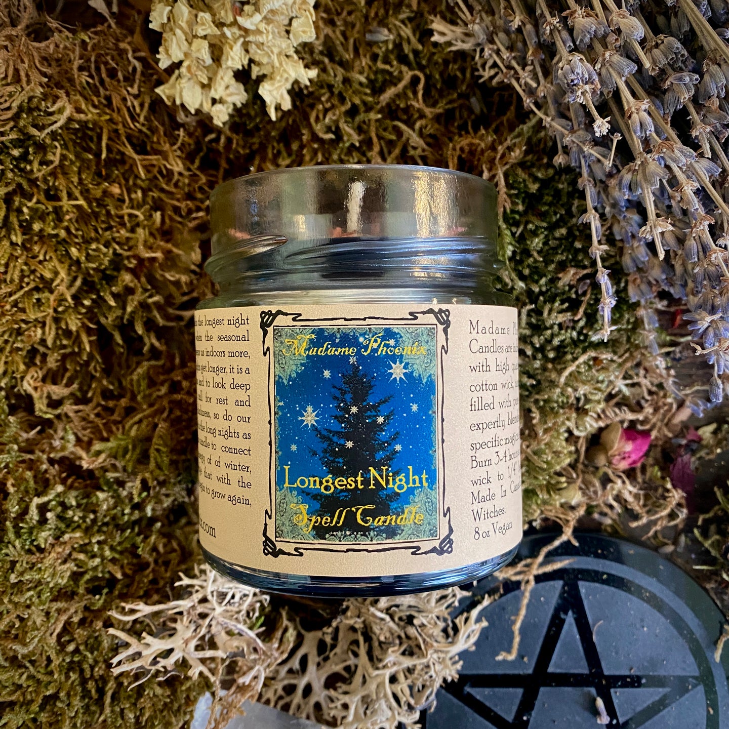 Longest Night Solstice Ritual Spell Candle