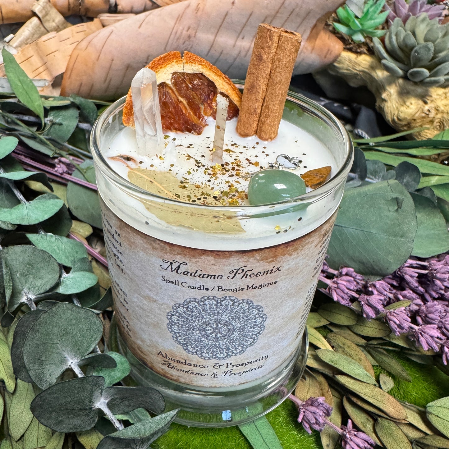 Abundance Deluxe LIMITED EDITION Spell Candle