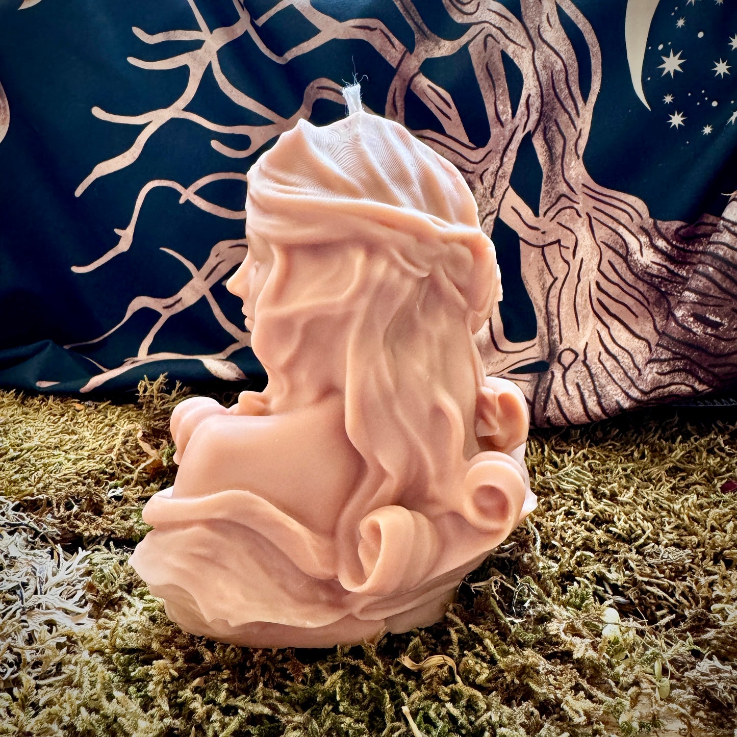 Aphrodite Goddess Sculpture Shaped Candle