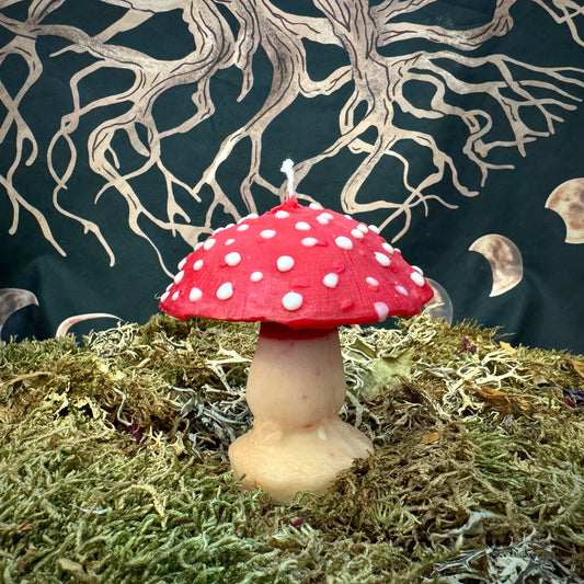 Mushroom Shaped Candle