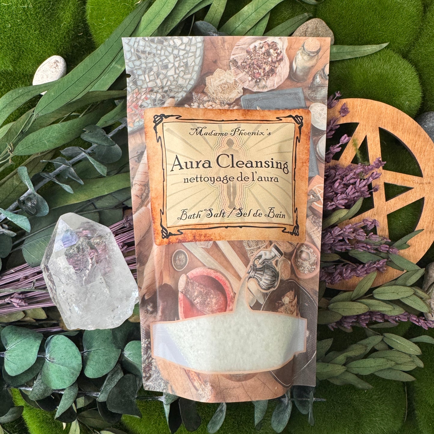 Aura Cleansing Sel de bain spirituel entièrement naturel