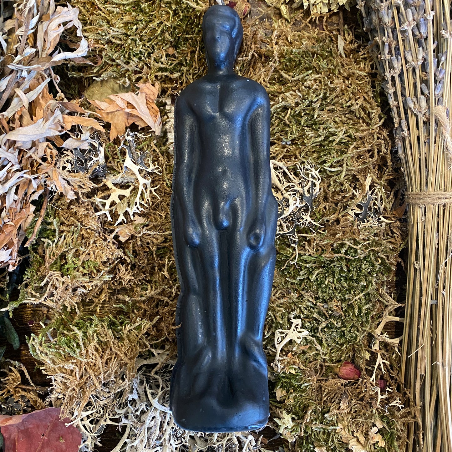 Bougie figure (mâle) pour sorts et autels