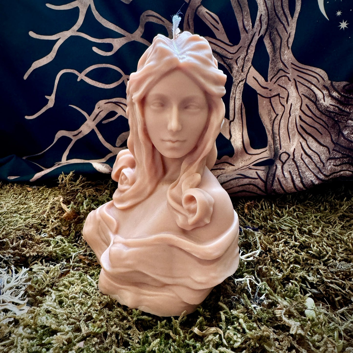 Aphrodite Goddess Sculpture Shaped Candle