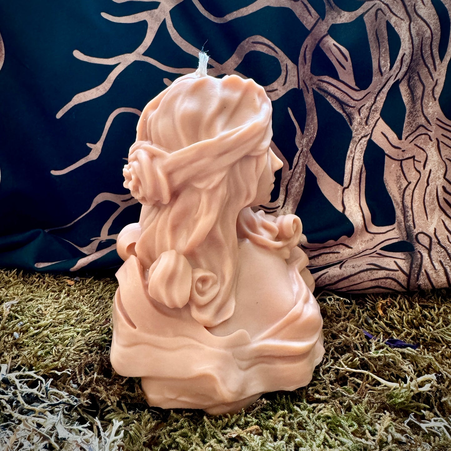 Aphrodite Goddess Sculpture Shaped Candle
