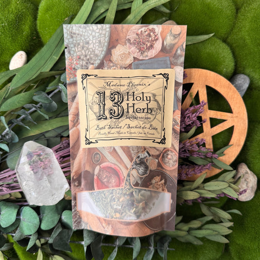 13 Sachet de bain spirituel aux herbes sacrées