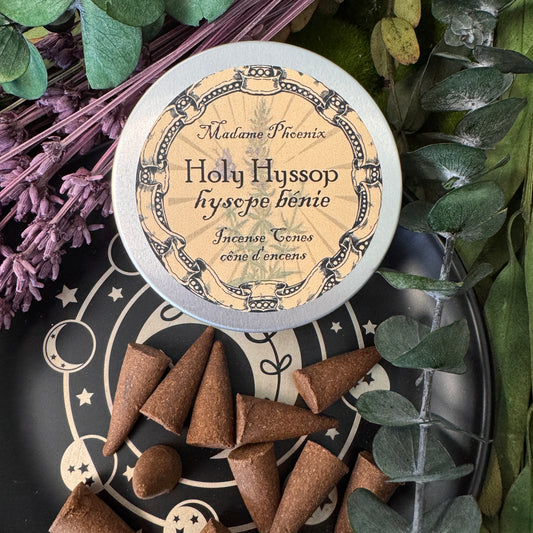 Holy Hyssop Cone Incense - Limited Edition