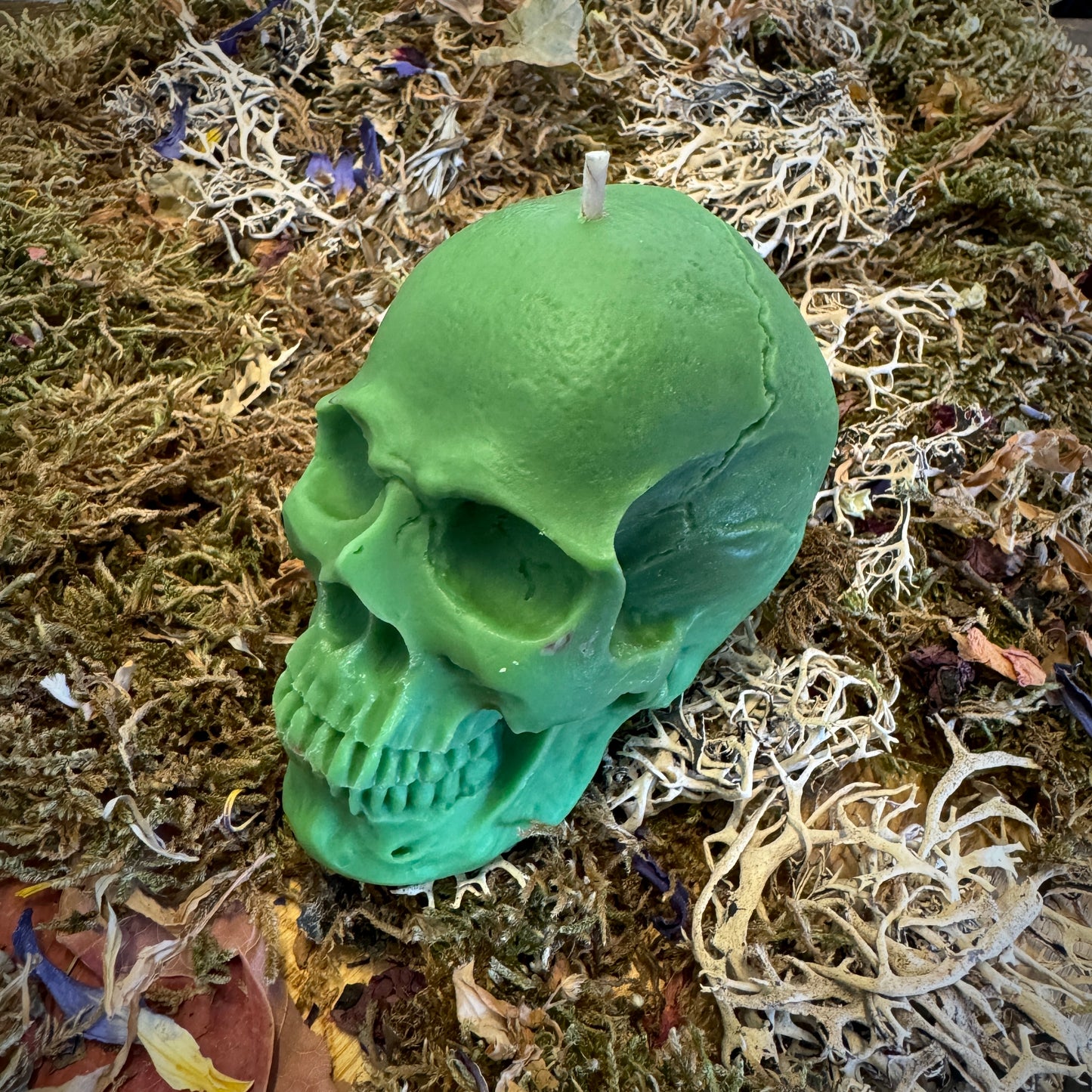 Skull Shaped Candle