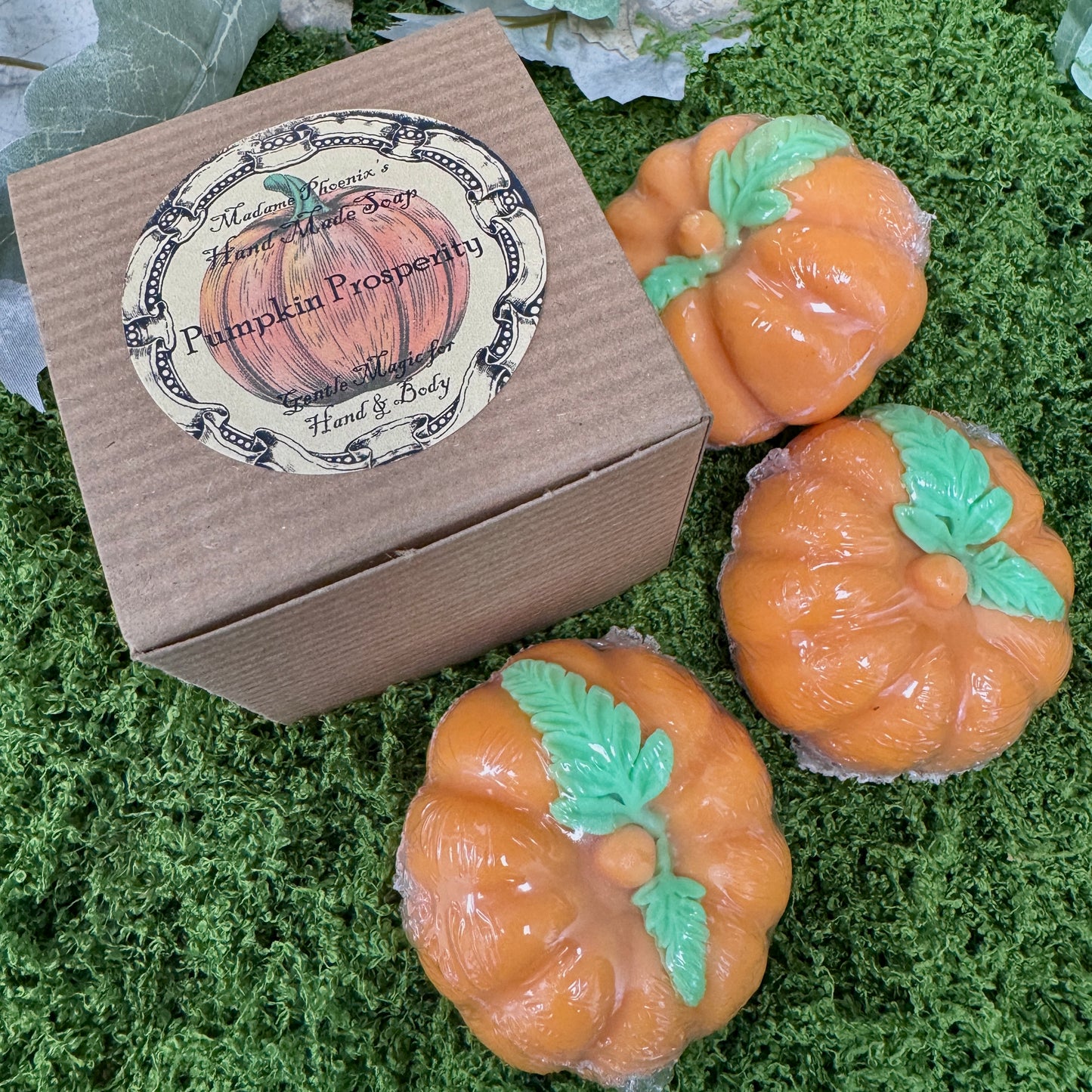 Pumpkin Prosperity Autumnal Harvest Abundance Spell Soap