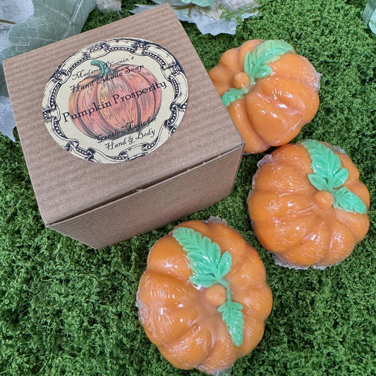 Pumpkin Prosperity Autumnal Harvest Abundance Spell Soap