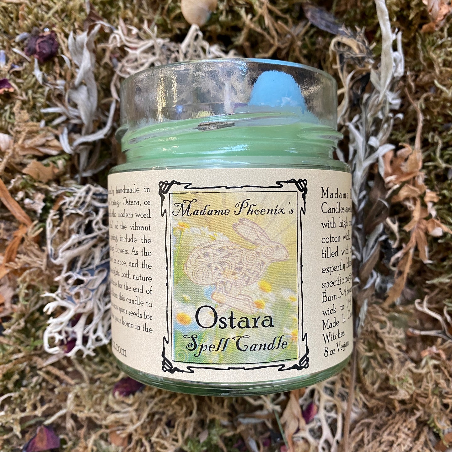 Ostara Spring Blessing Candle