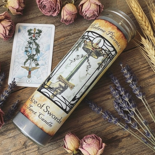 Bougies de sorts magiques Tarot Aces