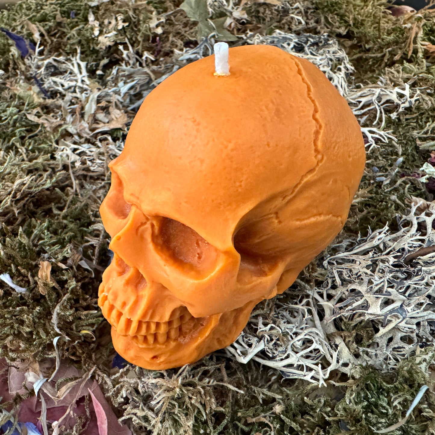 Skull Shaped Candle
