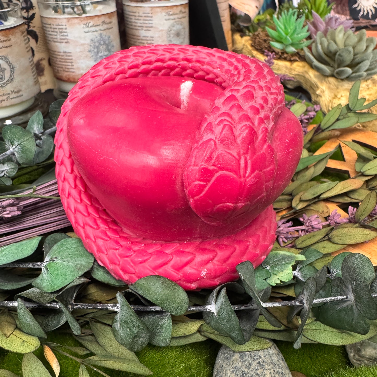 Serpents Kiss Shaped Spell Candle