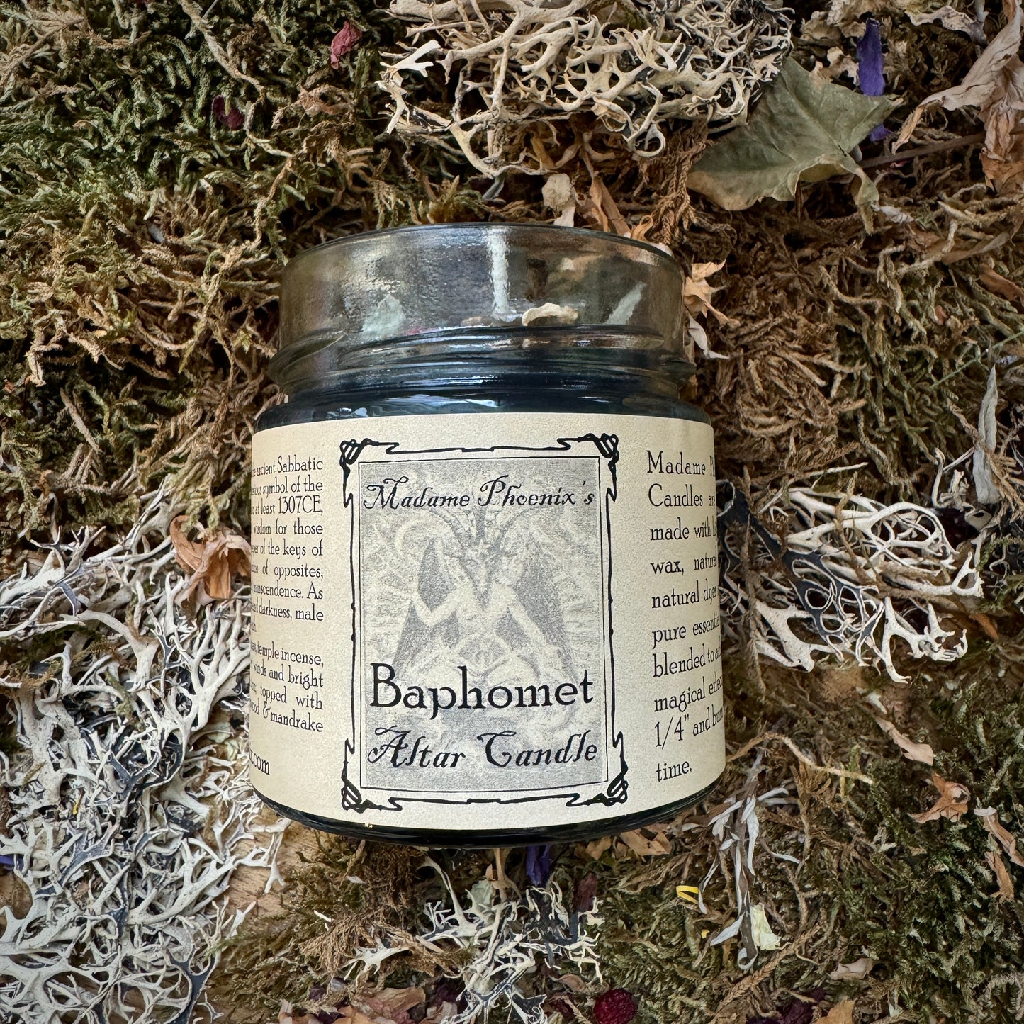 Bougie d’autel rituel Baphomet