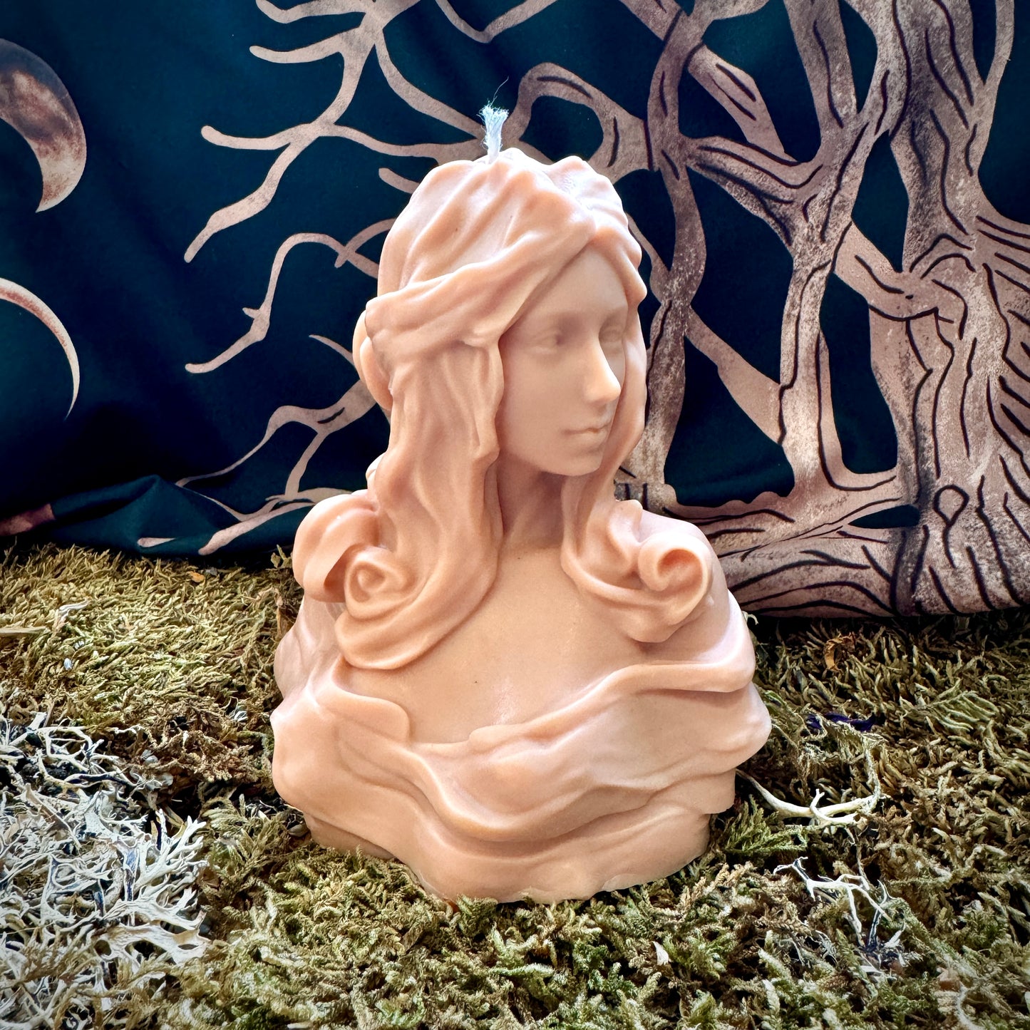 Aphrodite Goddess Sculpture Shaped Candle